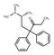 Structural formula of methadone