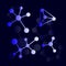 Structural formulas of molecules