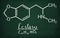 Structural model of MDMA ecstasy