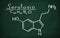 Structural model of Serotonin