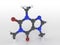 Structure of a caffeine molecule