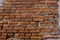 Structure of decaying bricks wall