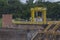 Structure of a hydroelectric dam in the city of Barra Bonita, SP - Brazil