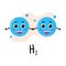 Structure of hydrogen molecule