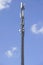 Structure tower of cell phone antenna with blue sky