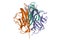 Structure of the trimeric globular domain of adiponectin