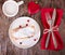 strudel and Valentine\'s Day decor