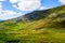 The Struggle road at Kirkstone Pass leading to Windermere lake Ambleside Lake District England