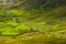 The Struggle road at Kirkstone Pass leading to Windermere lake Ambleside Lake District England