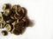 Strychnos nux vomica or poison nut seeds