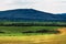 Stubble fields in the Altai mountains