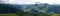 Stubnerkogel mountain panorama in Gastein Valley in Austria