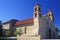 Stucco church on road to Taos, NM