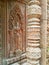 Stucco elements of the abandoned hotel in angkor style.