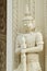 A stucco figure of Thai guardian giant