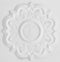 Stucco moulding rosette