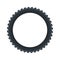 Studded tire. Tire for truck tractor motorcycle side view. Tires for mountain bikes. Vector isolated illustration. Wheel without f