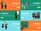 Student Everyday Life Process Colourful Web Banner