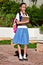 Student Teenager School Girl Shushing Wearing Skirt Standing