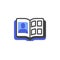 Student yearbook line icon