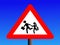 Students crossing sign
