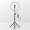 Studio lamp light ring, selfie photo camera stick