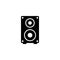 Studio Music Speaker, Audio Flat Vector Icon