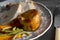 Studio photo of Yorkshire pudding on a plate