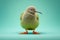 Studio portrait of kiwi bird, created with Generative AI technology