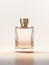 Studio Shoot of a Perfume Bottle on Minimalist Background, Mockup Presentation Concept.