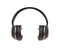 Studio shot black bluetooth wireless over-ear headphones