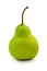 Studio shot of fresh green natural pear