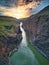 Studlagil basalt canyon, Iceland. One of the most wonderfull nature sightseeing in Iceland