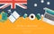 Study in Australia concept for your web banner or.