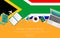 Study in South Africa concept for your web banner.