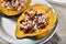 Stuffed acorn squash