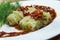 Stuffed cabbage leaves