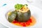 Stuffed courgette