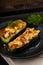 Stuffed courgettes