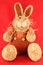 Stuffed decorative rabbit