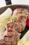 Stuffed meat roulade