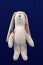 Stuffed soft funny white hare