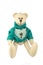 Stuffed soft sitting toy bear