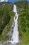 Stuibenfall in Otztal, Austria is the longest waterfall (159 m) in Tirol.