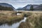 Stuning Autumn Fall landscape image of Lake Buttermere in Lake D