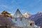 Stuning view of the Yaomei Peak of the Siguniang Four Sisters Mountain in Sichuan, China