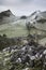 Stuning Winter landscape image of Chrome Hill and Parkhouse Hill