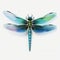 Stunning 3d Realism: Explore A Variety Of Dragonfly On Transparent Background