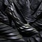 Stunning 3d Rendered Black Shoes With Iris Van Herpen Inspired Design