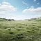 Stunning 3d Rendered Open Field Landscape In The Style Of Salvator Rosa